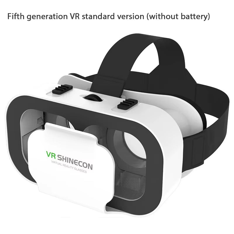 Shinecon 3D VR Glasses Virtual Reality Viar Goggles Headset Devices Smart Helmet Lenses for Cell Phone Mobile Smartphones Viewer