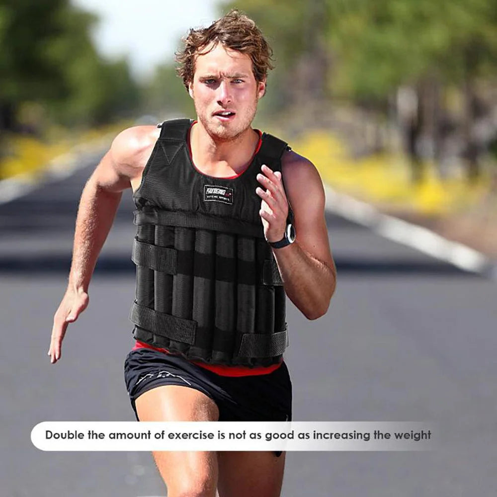 New 20Kg 50Kg Loading Weighted Adjustable Vest