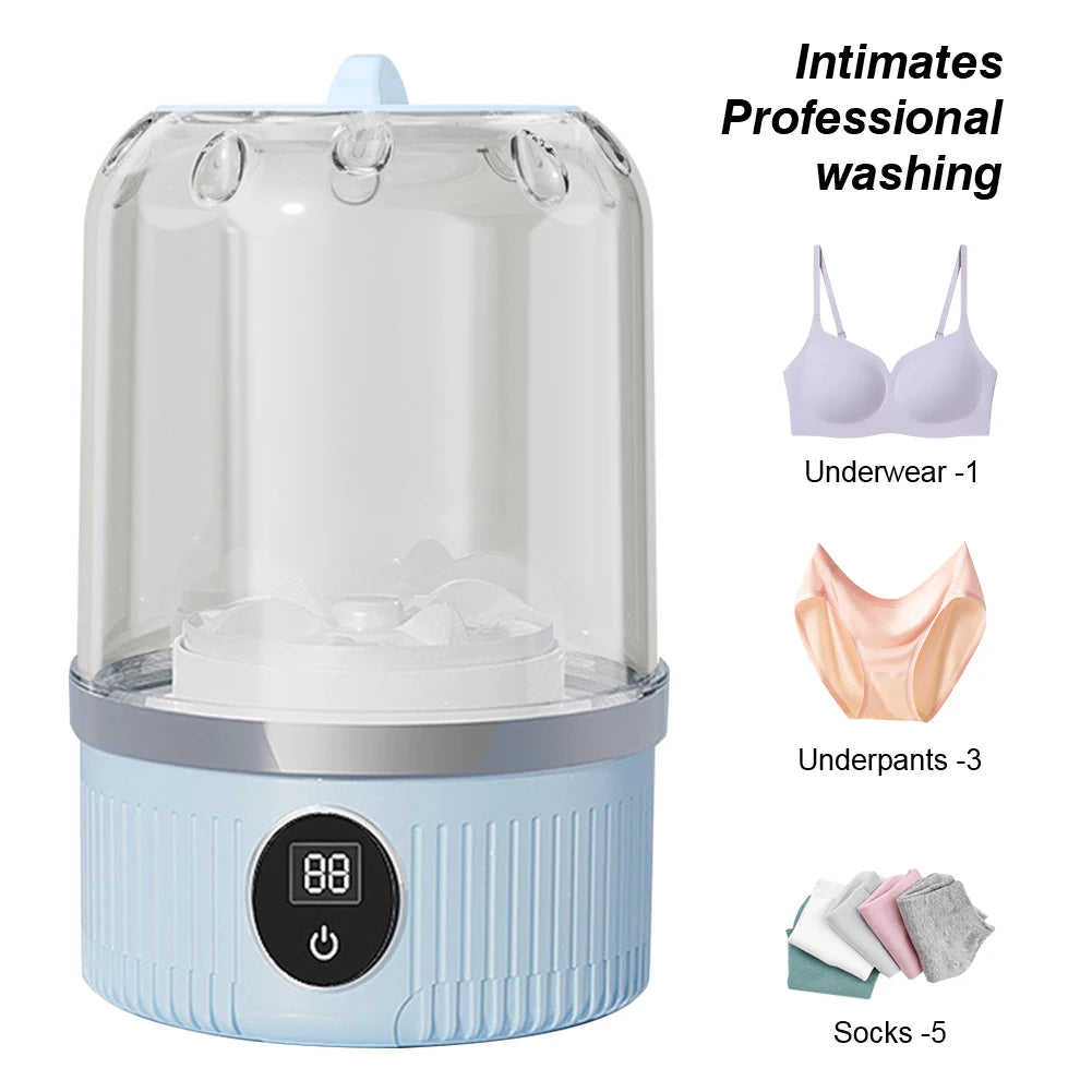 Portable Clear View Washing Machine