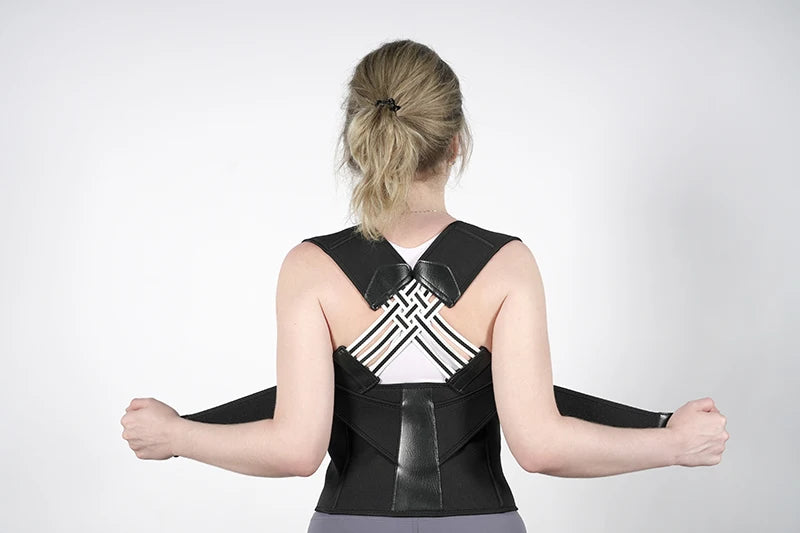 Adjustable Posture Corrector for Upper Back & Shoulders