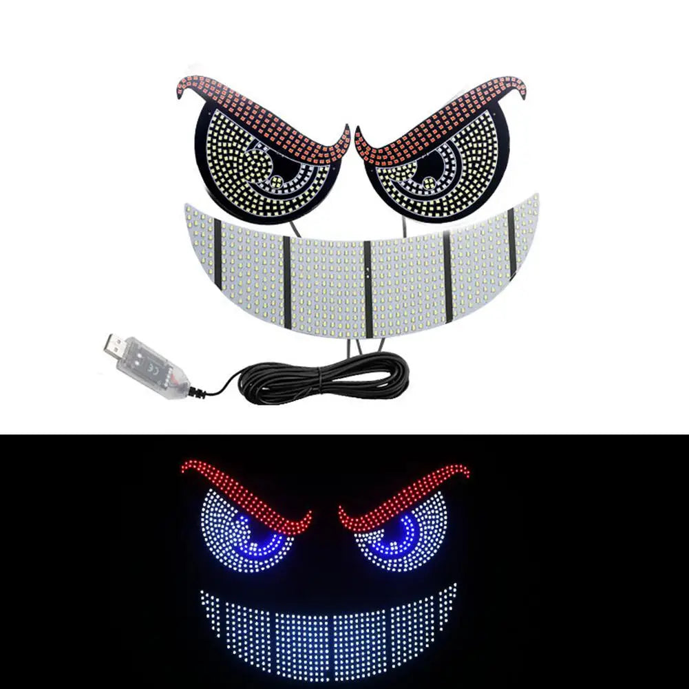 2025 New Pok É Elf Mon Eye Car Decoration Light USB LED Car Devil Eye 11 Decoration Light Modes U4G4