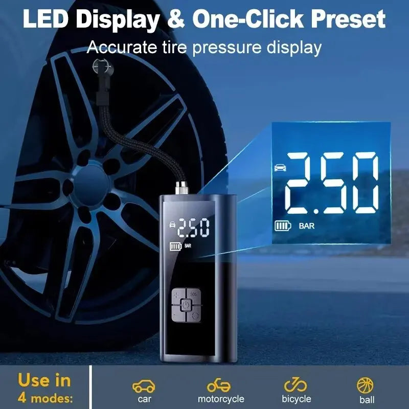 Mini Portable Vehicle Air Compressor/ Air Pump