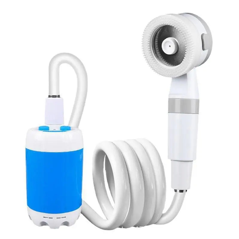 Portable Camping Shower Outdoor Camp Shower Pump,Adjustable Flow Camping Shower for Hiking Backpacking Beach Traveling Gardening