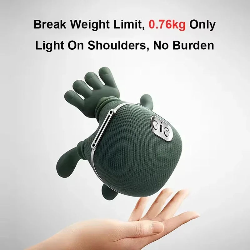 Electric Neck and Shoulder Muscle Massager Wireless Shoulder and Back Kneading Massage Shawl Neck Masajeador Relax Pain Relief