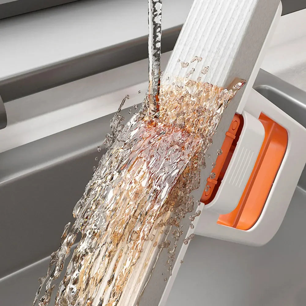 New Powerful Squeeze Mini Mop Folding Home Cleaning Solution with Sponge Self-Squeezing Floor Washing Mop Desk Window Car Clean Tool