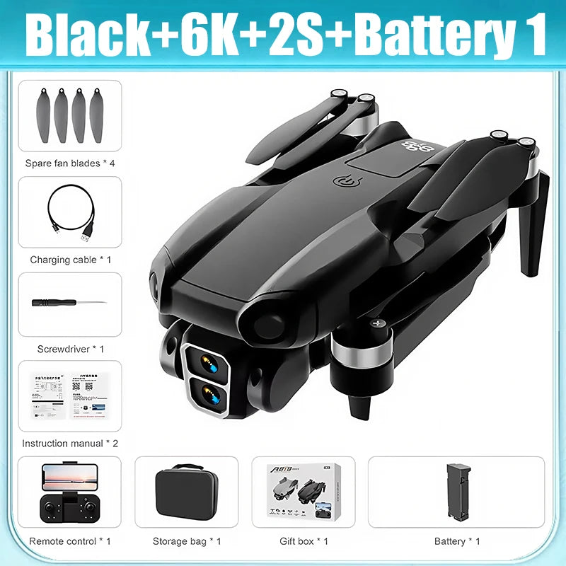 For Xiaomi A888 Pro Drone 4K Professional ESC Dual Camera Dron Optical Flow Localization 3-Sided Obstacle Avoidance Quadcopter