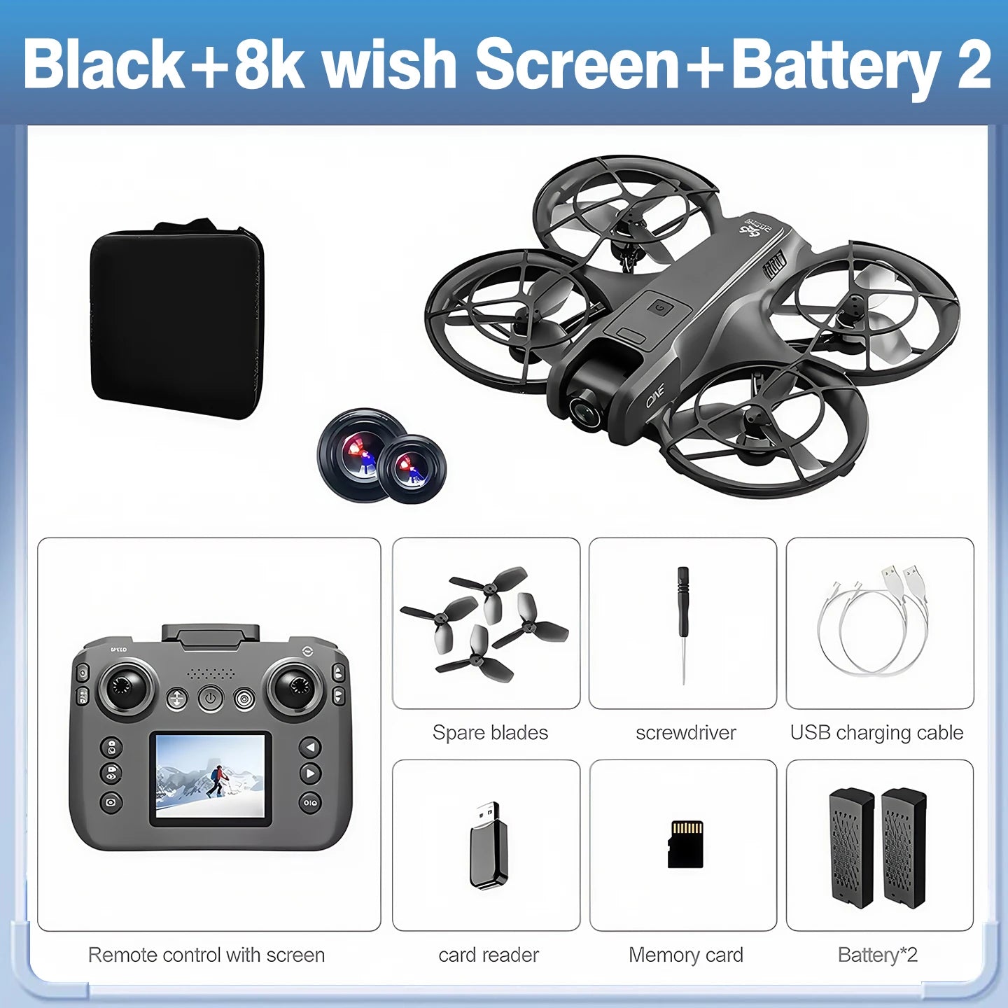 For Xiaomi V666 MINI Drone Professional WIFI 5G Drone Obstacle Avoidance Brushless Altitude Headless Mode RC Quadcopter FPV Toys