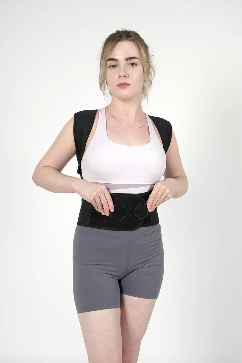 Adjustable Posture Corrector for Upper Back & Shoulders