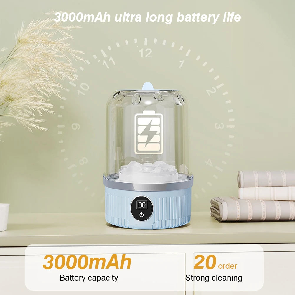Portable Clear View Washing Machine