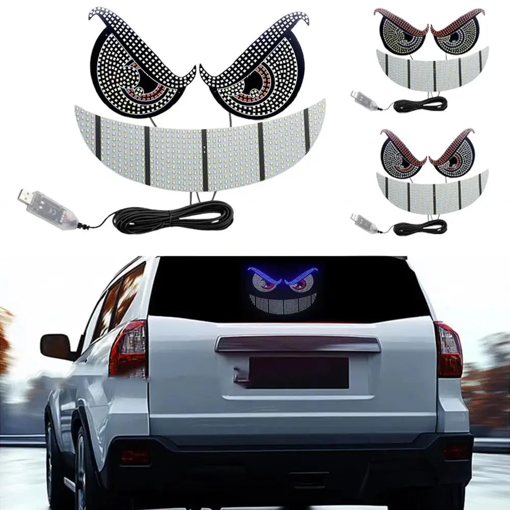 2025 New Pok É Elf Mon Eye Car Decoration Light USB LED Car Devil Eye 11 Decoration Light Modes U4G4