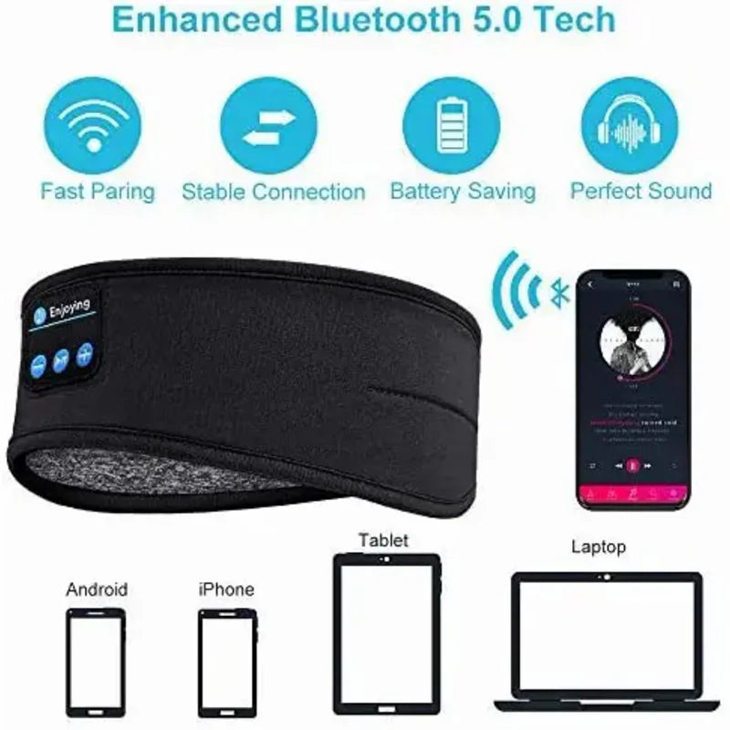 Sports Bluetooth  Wireless Headset Sweat band/ Eye Mask