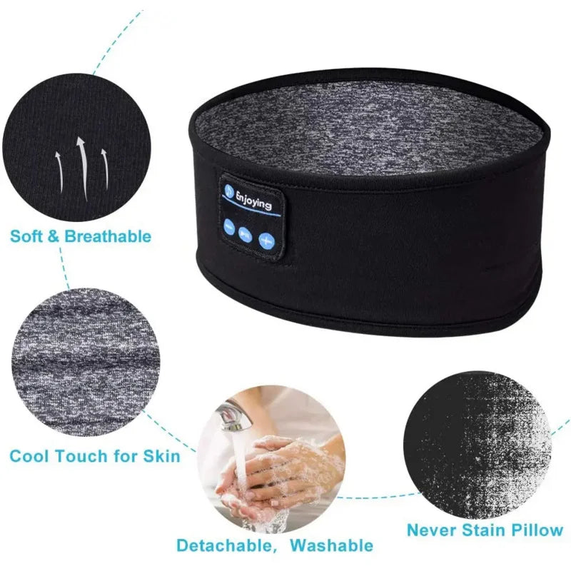Sports Bluetooth  Wireless Headset Sweat band/ Eye Mask
