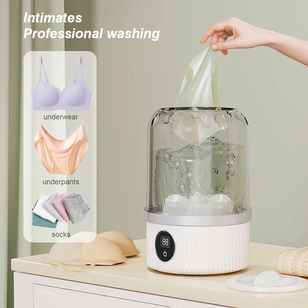 Portable Clear View Washing Machine