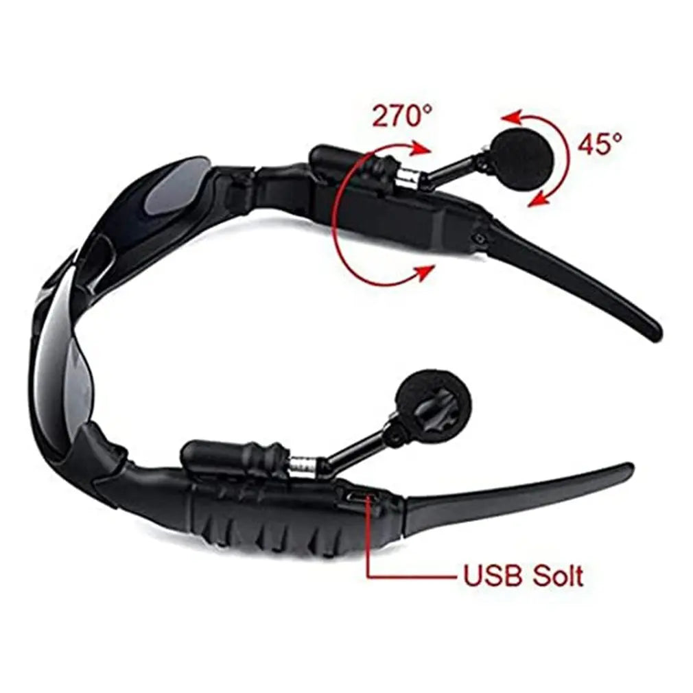 Wireless Bluetooth Headset Sunglasses- Answer Calls & Protect Your Eyes