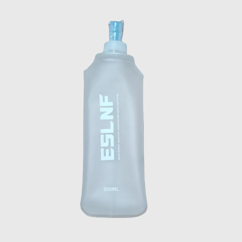500Ml Soft Flask Folding Collapsible Water Bottle TPU BPA Free Outdoor Sport Portable Water Bag Running Camping
