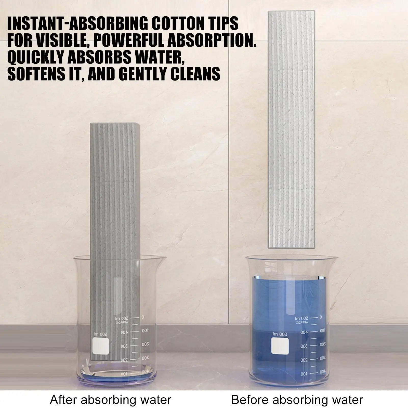 Portable Lazy Absorbent Sponge Mop Self-Squeeze Floor Cleaner Foldable Home Cleaning Mop Desktop Window Car Cleaning Tool
