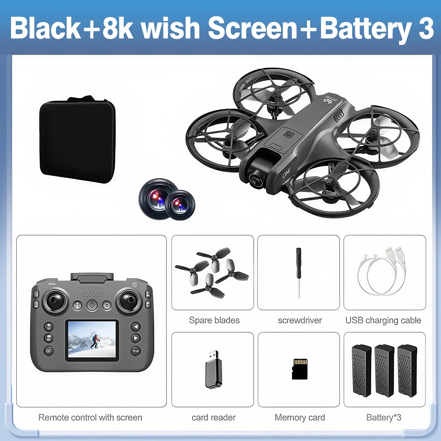 For Xiaomi V666 MINI Drone Professional WIFI 5G Drone Obstacle Avoidance Brushless Altitude Headless Mode RC Quadcopter FPV Toys