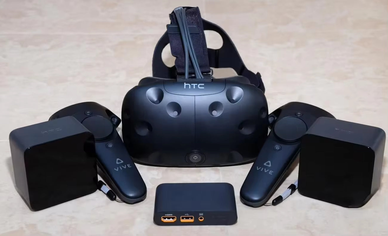 HTC VIVE VR Headset PC Gaming Headset HTC VIVE Controller 1.0 HTC VIVE Base Station 1.0 6Dof Steamvr Tracking