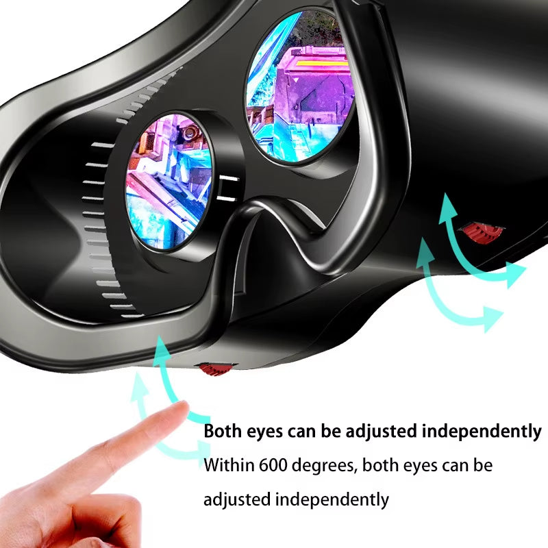 Smart VR Glasses Virtual Reality Mobile Phone 3D Glasses Full Screen Vision Wearable Digital VR Video Game Binoculars