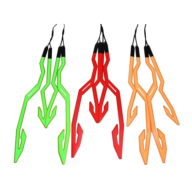 Motorcycle Helmet Light 4 in 1 EL Light 3 Mode Led Helmet Light Night Riding Signal Helmet Strip Decoration Accessories Kit