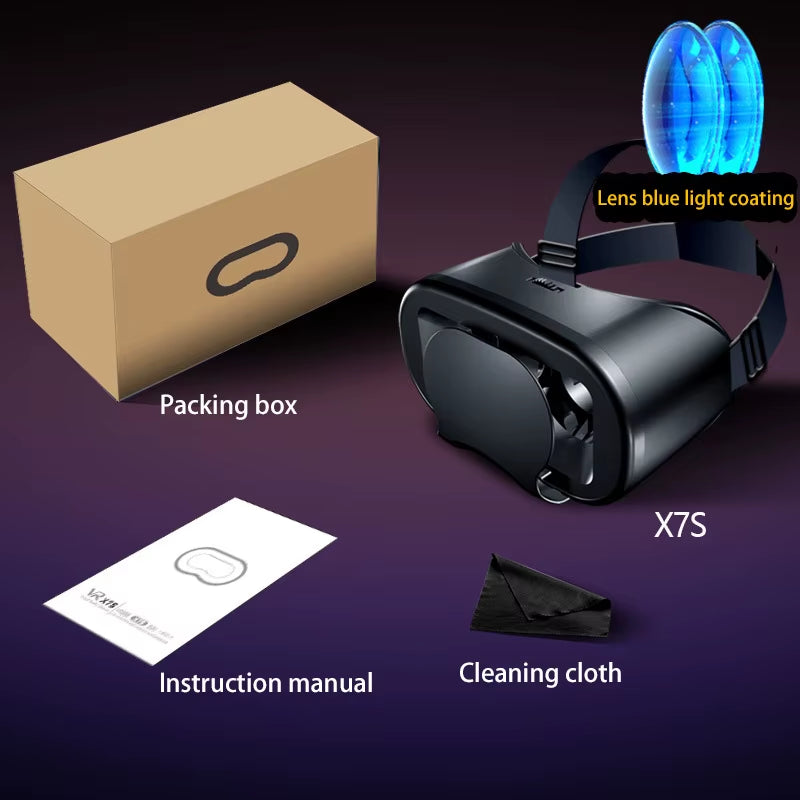 Smart VR Glasses Virtual Reality Mobile Phone 3D Glasses Full Screen Vision Wearable Digital VR Video Game Binoculars