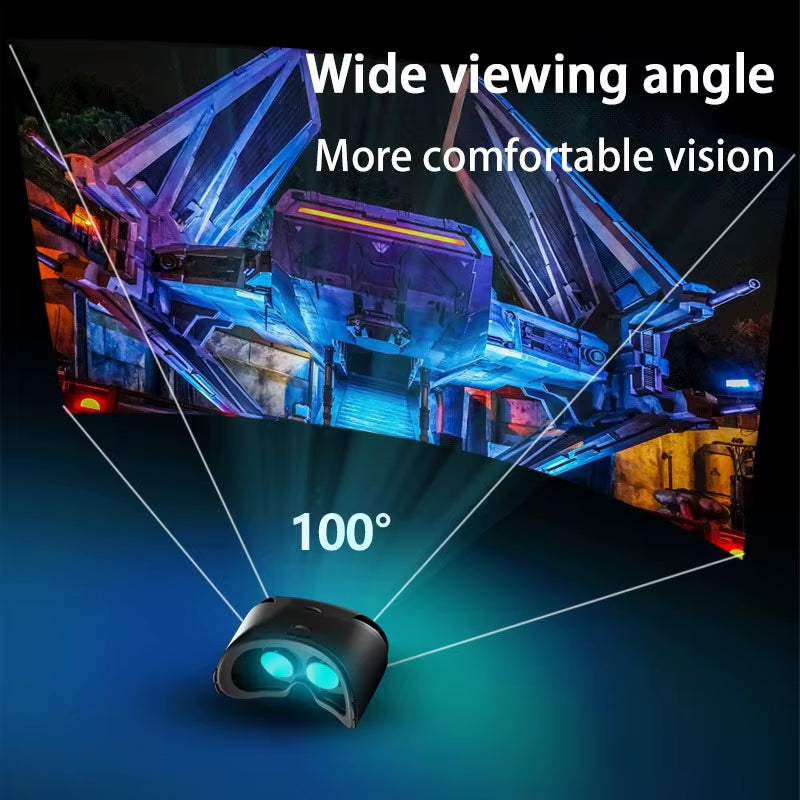 Smart VR Glasses Virtual Reality Mobile Phone 3D Glasses Full Screen Vision Wearable Digital VR Video Game Binoculars
