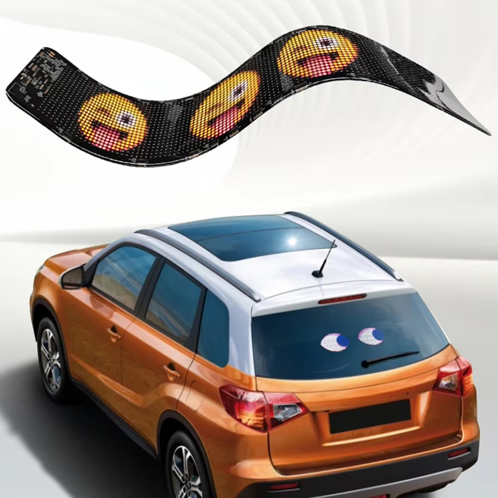 Devil Eyes LED Panel Light DIY Programmable LED Matrix Pixel Panel Night Light LED Demon Eyes Flexible Display Screen for Trucks