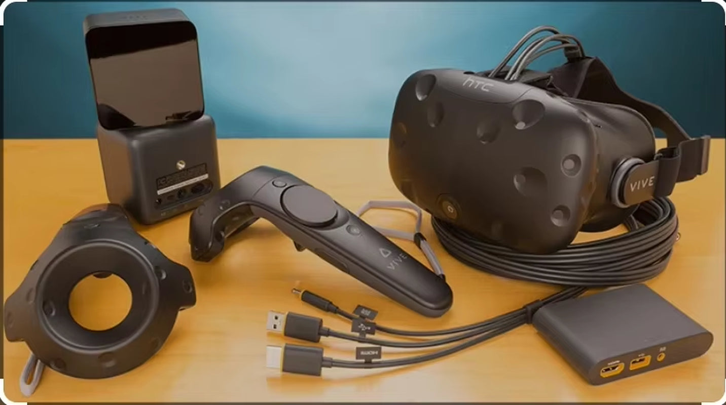 HTC VIVE VR Headset PC Gaming Headset HTC VIVE Controller 1.0 HTC VIVE Base Station 1.0 6Dof Steamvr Tracking