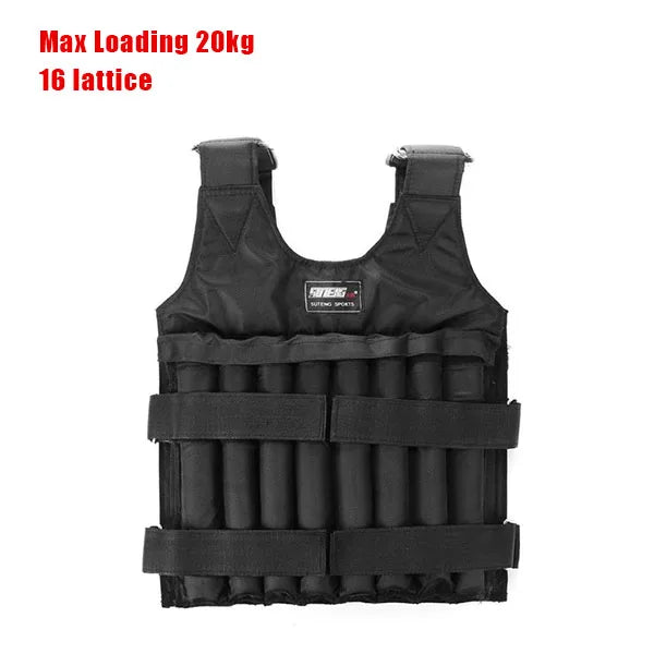 New 20Kg 50Kg Loading Weighted Adjustable Vest 