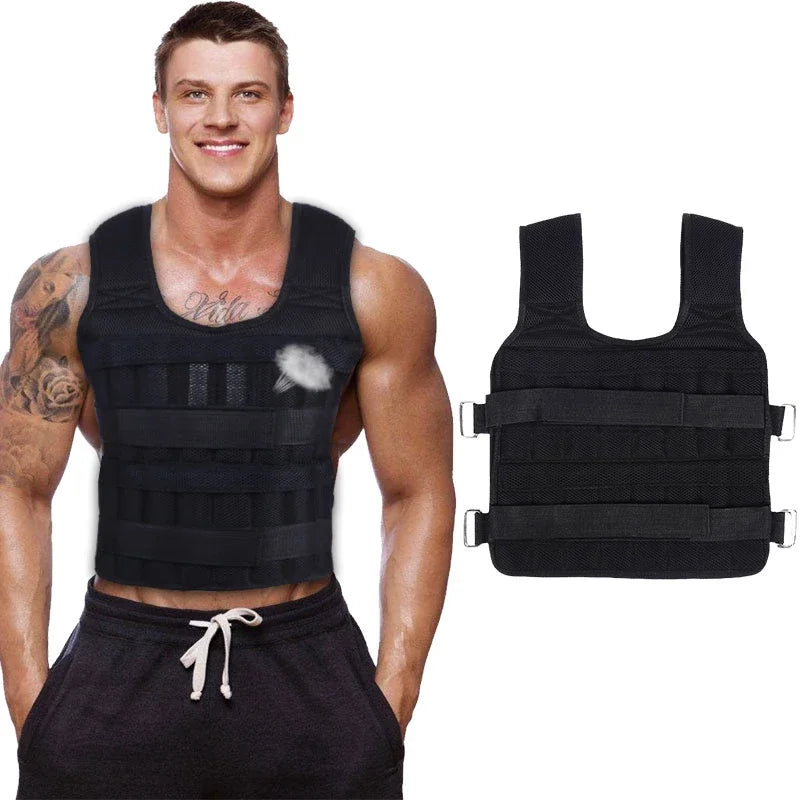 New 20Kg 50Kg Loading Weighted Adjustable Vest 