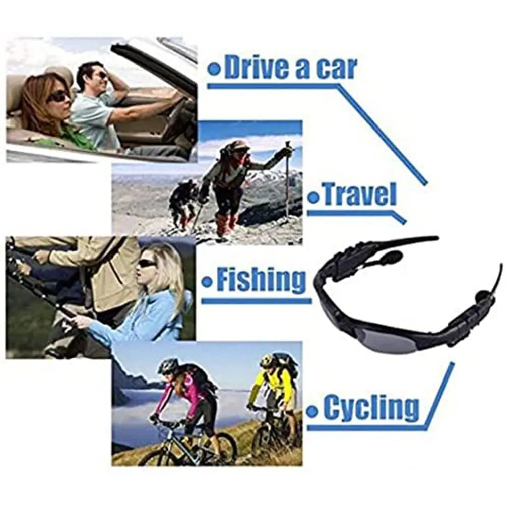 Wireless Bluetooth Phone/Music Headset Sunglasses