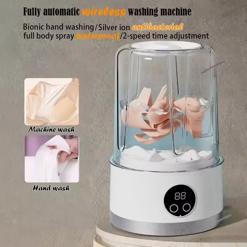 Portable Clear View Washing Machine