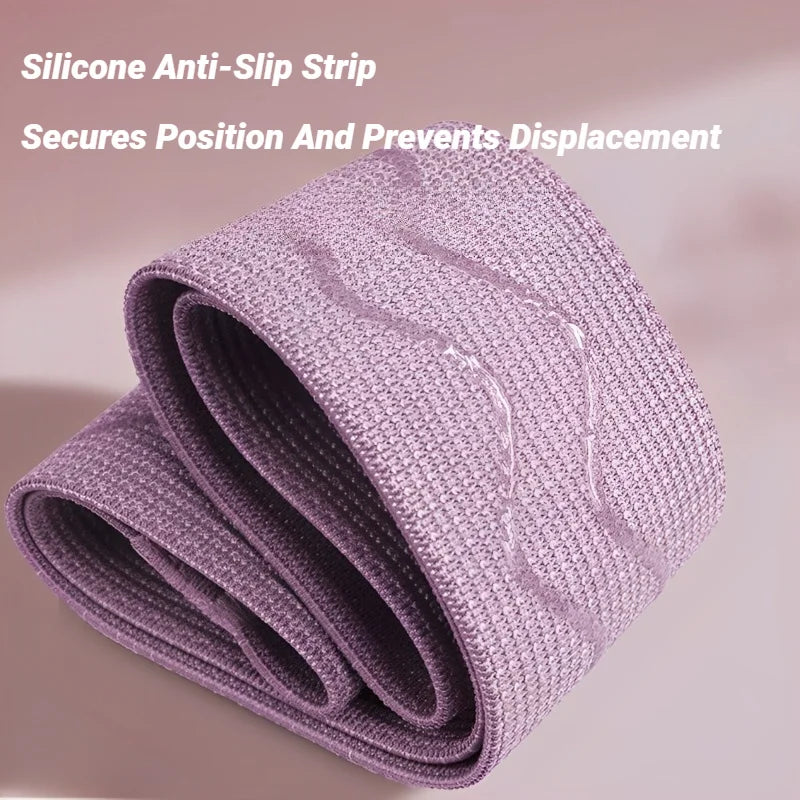 Elastic Knitted Workout Bands – Non-Slip Resistance Bands for Glutes, Legs & Thighs