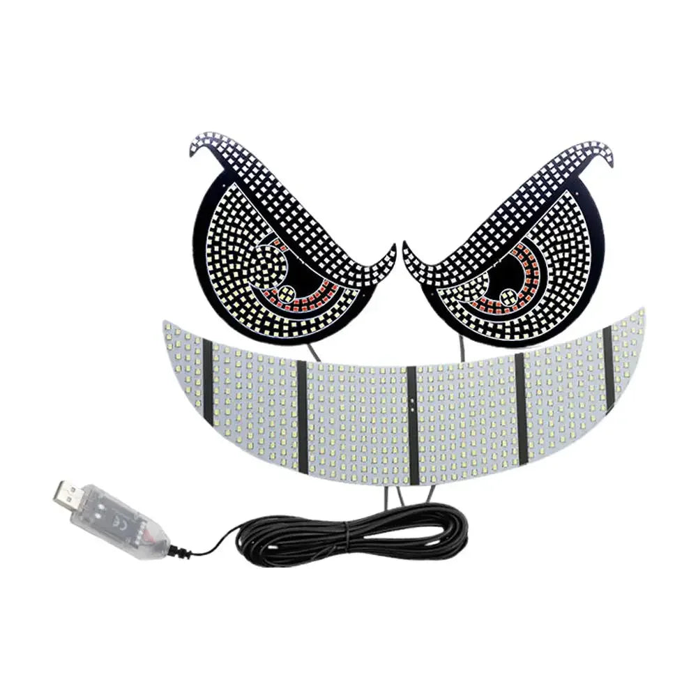2025 New Pok É Elf Mon Eye Car Decoration Light USB LED Car Devil Eye 11 Decoration Light Modes U4G4