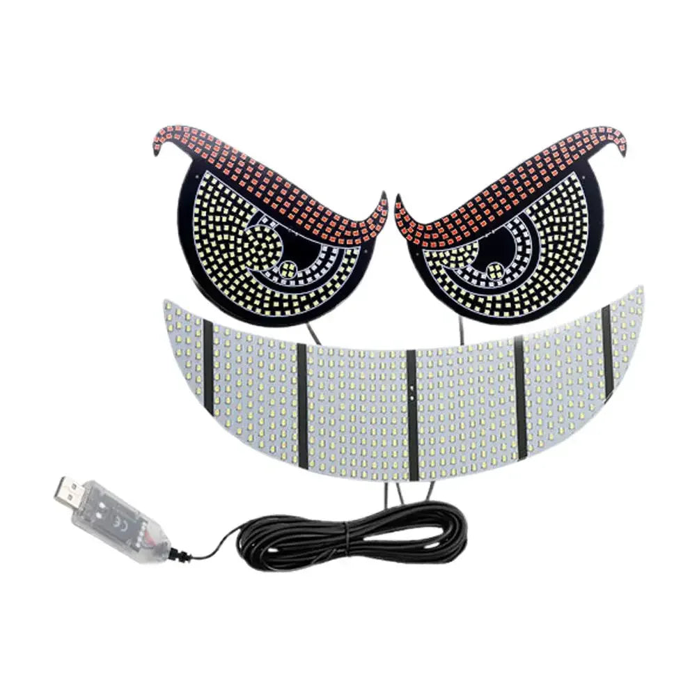 2025 New Pok É Elf Mon Eye Car Decoration Light USB LED Car Devil Eye 11 Decoration Light Modes U4G4
