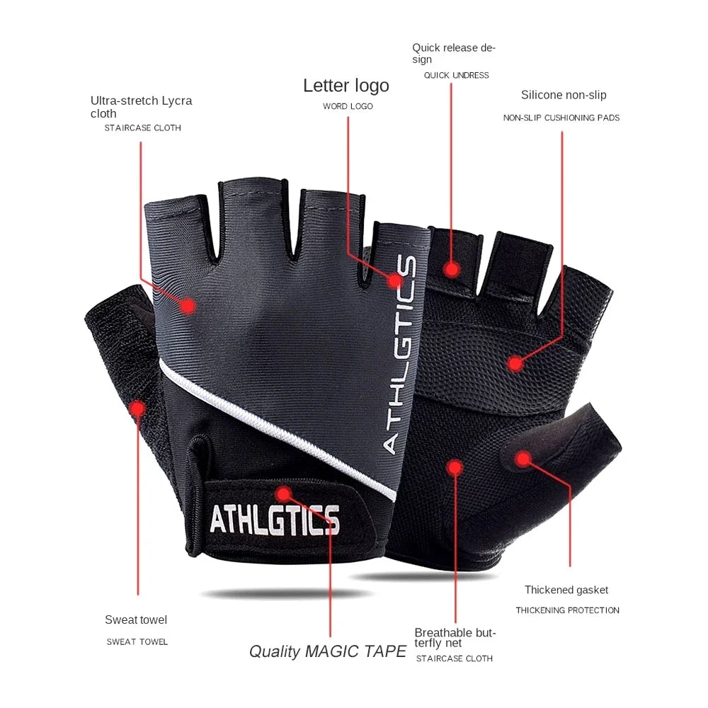 Breathable Workout & Cycling Gloves – For Men & Women