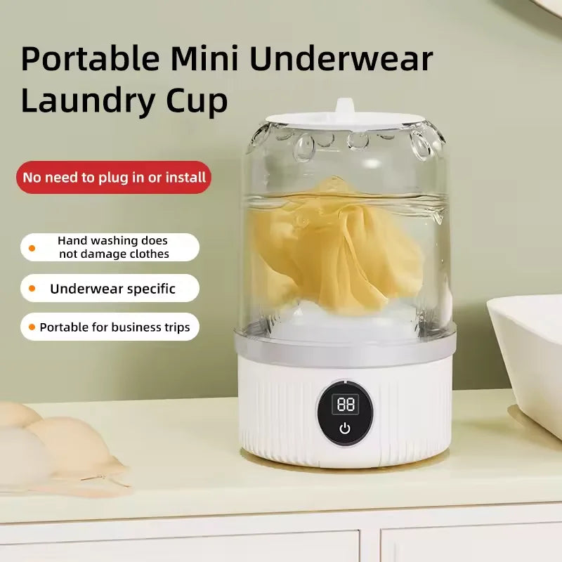 Portable Clear View Washing Machine