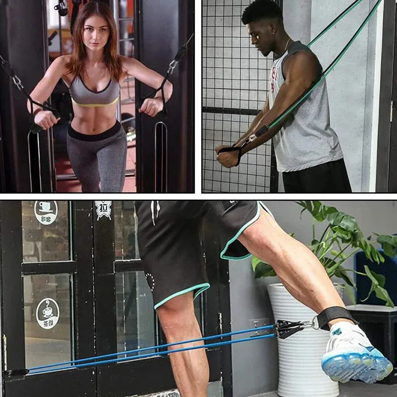 Max 30 lbs Resistance Bands with Handles