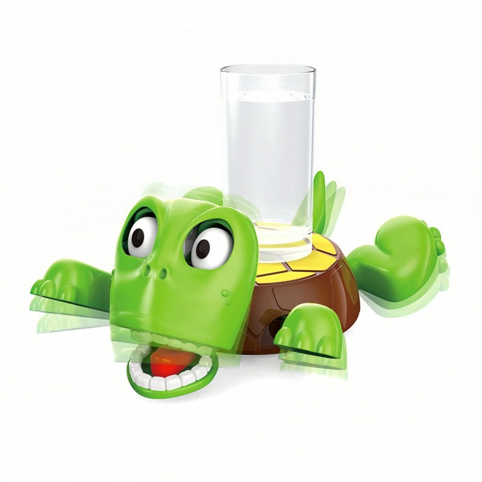 Panicked Turtle Coaster 3D Printed Cup Mat Insulation Pad Home/Office Decorative Cup Pad Mug Holder with Funny Expression