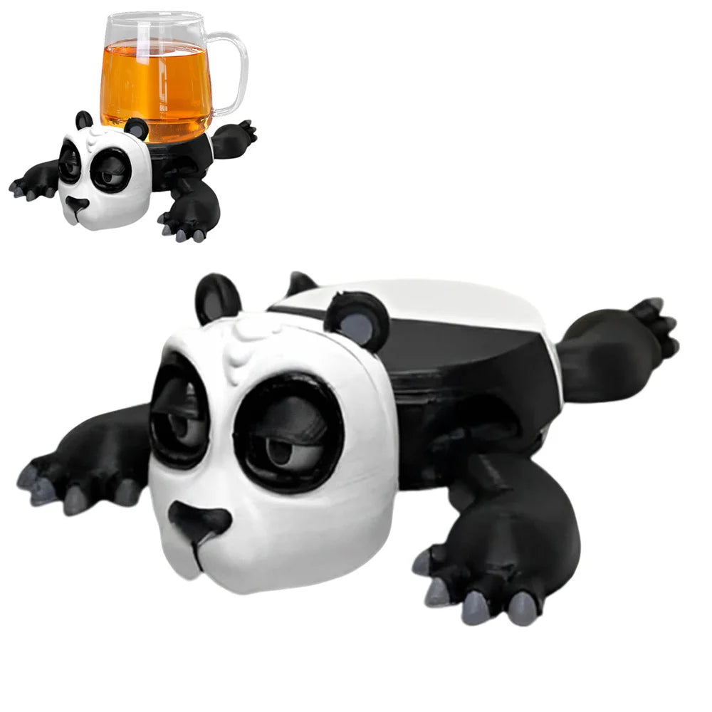 2025 New Fun Coaster Panda Turtle Cup Pad Tea Coffee Mug Drinks Holder Tableware Decorative 3D Printed Ornament Home Decor