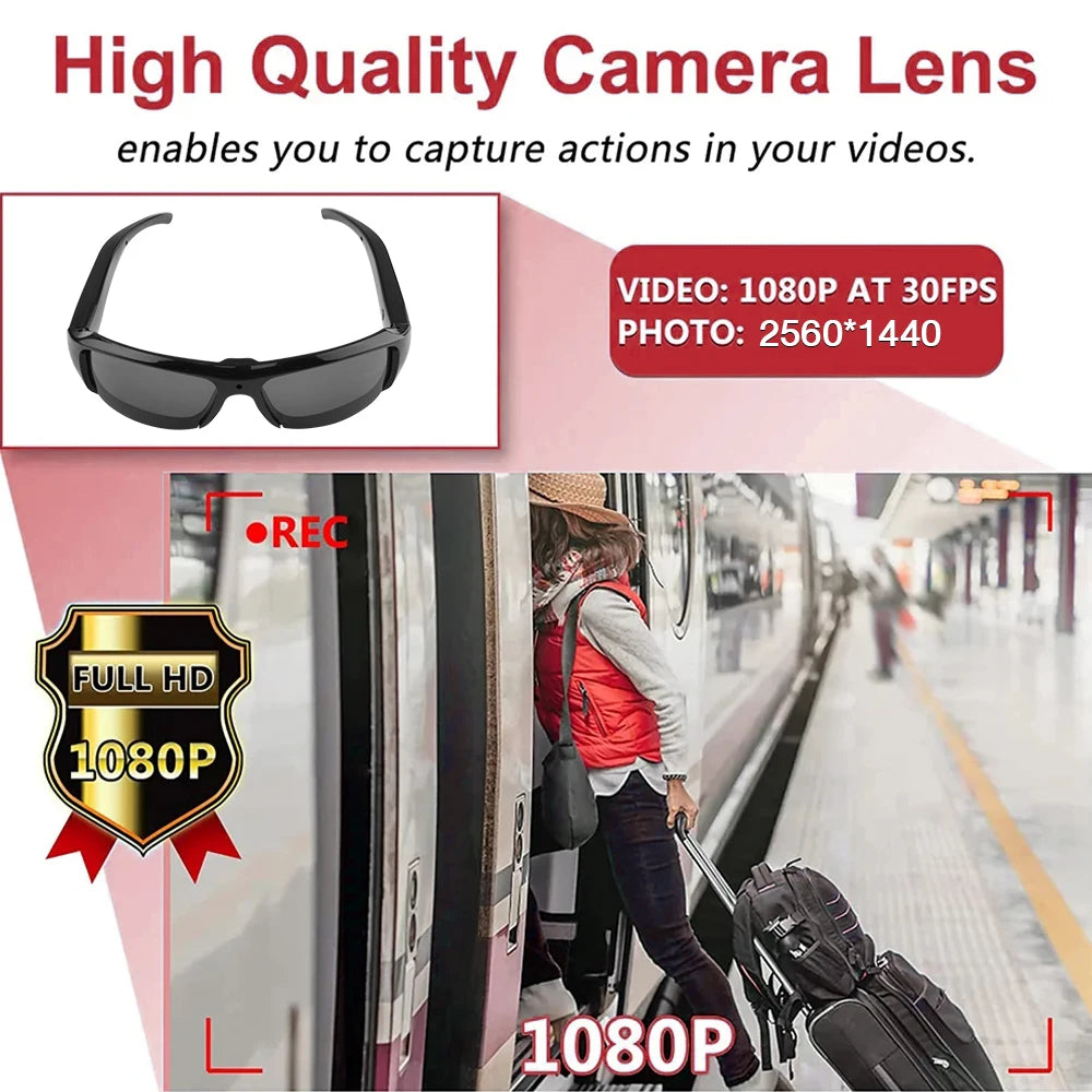 Sunglasses Camera – Stealthy DV DVR Shades for Outdoor Action & Surveillance