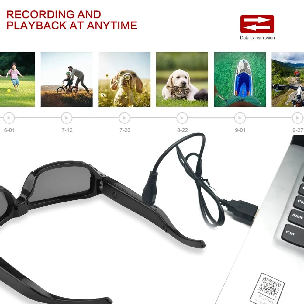 Sunglasses Camera – Stealthy DV DVR Shades for Outdoor Action & Surveillance