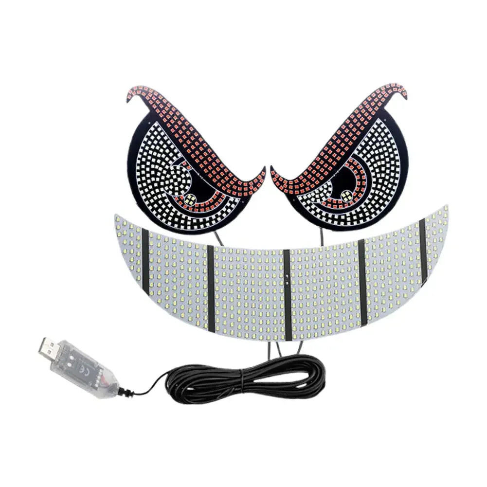 2025 New Pok É Elf Mon Eye Car Decoration Light USB LED Car Devil Eye 11 Decoration Light Modes U4G4