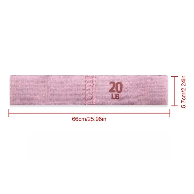 Elastic Knitted Workout Bands – Non-Slip Resistance Bands for Glutes, Legs & Thighs