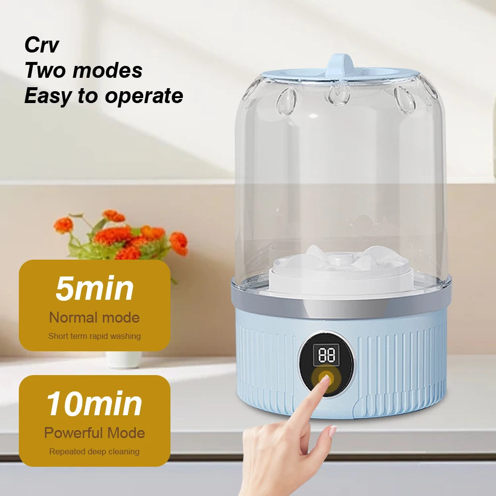 Portable Clear View Washing Machine