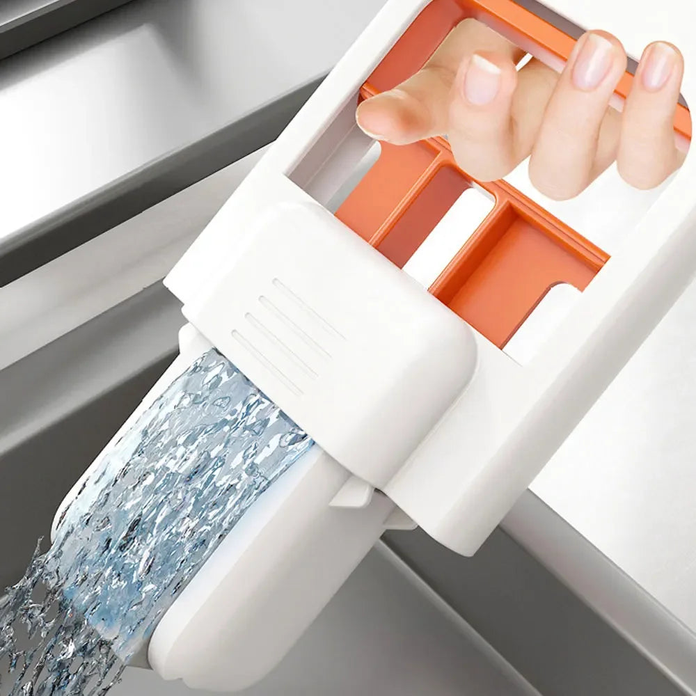 New Powerful Squeeze Mini Mop Folding Home Cleaning Solution with Sponge Self-Squeezing Floor Washing Mop Desk Window Car Clean Tool