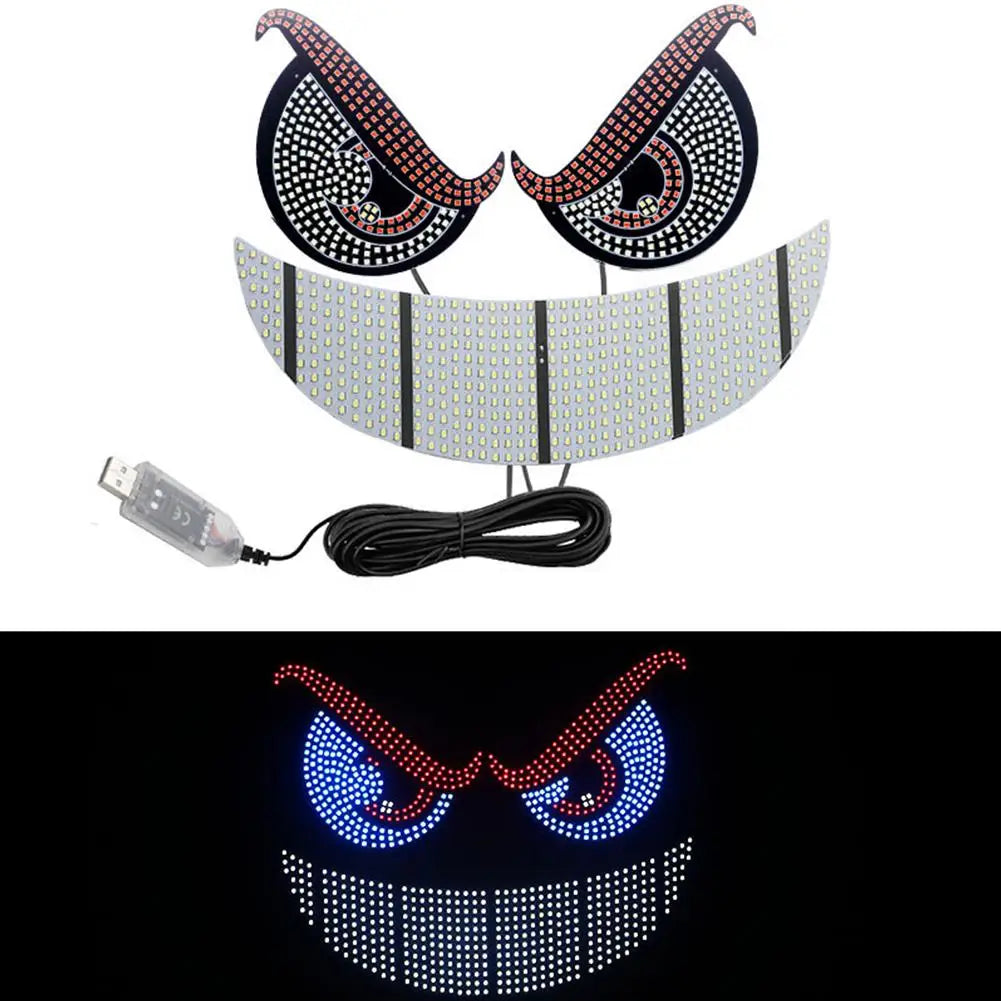 2025 New Pok É Elf Mon Eye Car Decoration Light USB LED Car Devil Eye 11 Decoration Light Modes U4G4