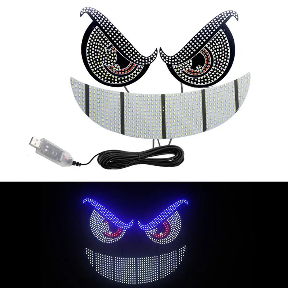 2025 New Pok É Elf Mon Eye Car Decoration Light USB LED Car Devil Eye 11 Decoration Light Modes U4G4