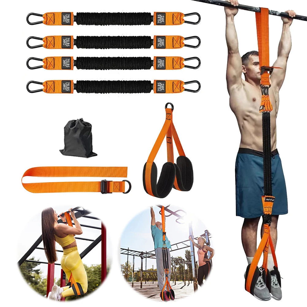 Pilates Bar with Resistance Bands – Full-Body Portable Workout Kit