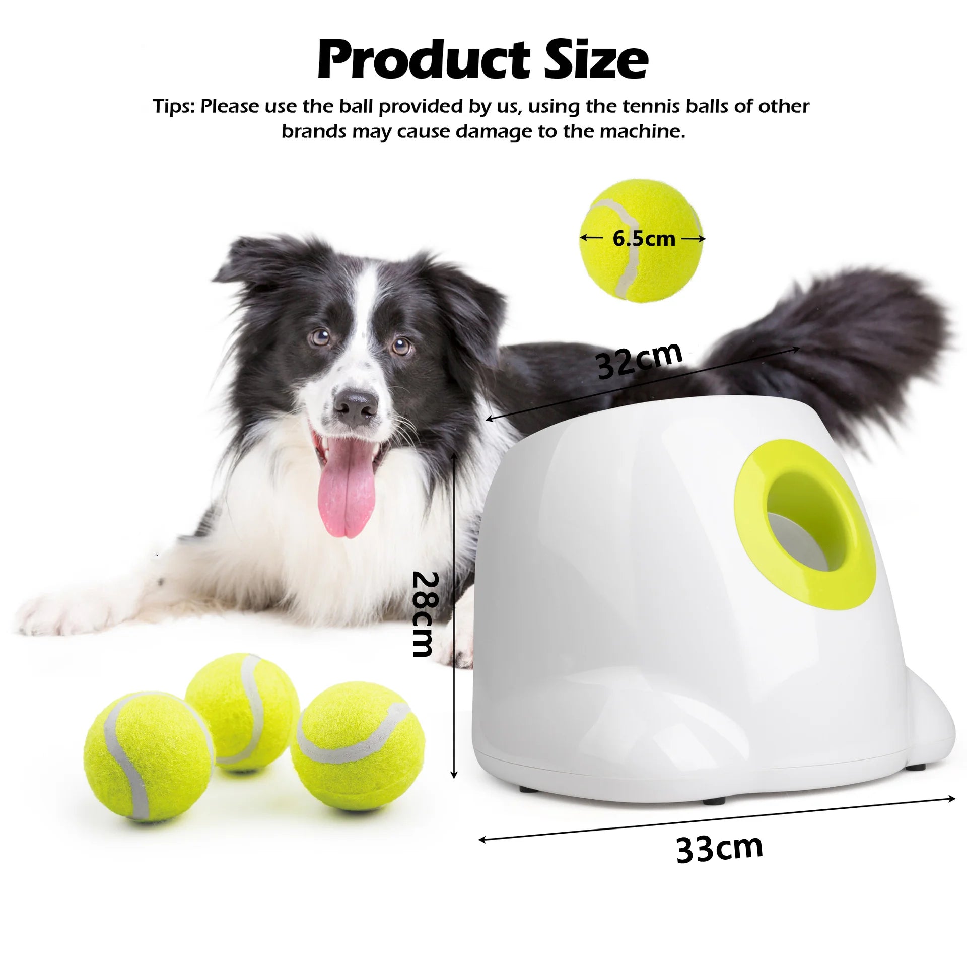 Interactive Adjustable Distance Large Automatic Dog Ball Launcher Max Auto Tennis Ball Thrower Fetch Ball Throwing Machine